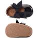 LACOFIA Baby Girls Anti-Slip First Walking Shoes - Infant Bowknot Mary Jane Princess Party Shoes - Size 3-6 Months - Black - Buy Online on GoSupps.com