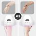 Arqumi UV Gel Nail Dryer Gloves - 2 Pairs | Anti-UV Protection for Gel Manicures | Fingerless Pink UV Gloves - Buy Online on GoSupps.com