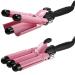 3 Barrel Curling Iron - 1 Inch Adjustable Temperature Crimper Hair Waver with LCD Display | International Shipping Available - Buy Online on GoSupps.com
