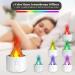 Bonfire Diffuser 7 Colors Flame Diffuser 250ML Essential Oil Diffuser Diffuser Humidifier with Remote Control (Black) - Buy Online on GoSupps.com