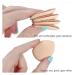 SBTRKT Triangle Velvet Powder Puff - 10/20 Pcs Mini Finger Puff | Washable Fashionable Makeup Tools for Flawless Blending - Black - Buy Online on GoSupps.com