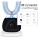 360 Automatic Ultrasonic Toothbrush - Wireless Black Electric Tooth Whitener with Timer for Adults - Best Sound Tooth Cleaning Device - Buy Online on GoSupps.com