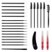 Libeuty eyelash lifting tools eyelash lifting accessories brow laminating brushes DIY eyelash lifting death accessories complete tools for do-it-yourselfers or salon (26 pieces/pack) 1 pack
