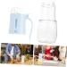 Zerodeko Glass Oil Pot Soy Sauce Pot 2 Pcs Oil Can Plastic With Handle Vinegar Bottle Thicken Glass Soy Sauce Pot Leakage-proof Oil Bottle 20X9X8CMx2pcs Bluex2pcs - Buy Online on GoSupps.com