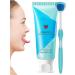 Qiyifang Tongue Cleaning Gel Set | Cooling Mint Gel & Brush for Fresh Breath | Essential Oral Care - Buy Online on GoSupps.com