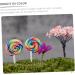 VANZACK 100 Pcs Micro Landscape Lollipop Candy for Kids Wedding Decor Fairy Tale Micro Landscape Decorations Rainbow Swirl Lollipop Toys Lollipop Model Tiny Miniature Toy Room Child Resin Random Colorx5pcs 5x3cmx5pcs - Buy Online on GoSupps.com