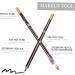 MUSISALY 8pcs Eyebrow Makeup Pencil Wooden Waterproof Eyebrow Pencils Makeup Pencils 1 count (Pack of 1) Coffee - Buy Online on GoSupps.com