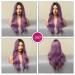 Esmee 24-Inch Purple Ombre Wig for Women - Heat-Resistant Synthetic Hair Dark Roots Perfect for Daily Wear & Cosplay - Buy Online on GoSupps.com