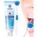 Rosixehird Natural Organic Tongue Cleaning Gel with Ergonomic Brush | Freshens Breath Removes Stains & Deposits | International Shipping - Buy Online on GoSupps.com