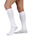 Sigvaris 602CLSW00 18-25mmHg Womens Closed Toe Knee High Compression Sock Large & Short White