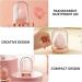 1pc Beauty Egg Storage Box Powder Puff Box Travel Breathable Pctg Pink - Buy Online on GoSupps.com