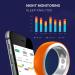 Smart Ring Health Fitness Tracker for Women & Men Continuously Records Sleep Quality Heart Rate Temperature Blood Oxygen and Pedometer Gift 9 Orange - Buy Online on GoSupps.com