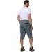 Yaobaole Men's 3/4 Hiking Pants - Short Cargo Outdoor Shorts with 4 Zip Pockets - Universal Fit - Dark Gray - Buy Online on GoSupps.com