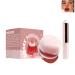 Generisch Lip Pudding Pot New Lip & Cheek Blurry Pudding Pot Blurring Makeup Blush Versatile Construction Matte Velvety Finish Lip Pudding Pot with Brush (#D 30G)