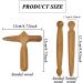 Thai Massage Tool Set - 3 Pieces Wooden Trigger Rollers for Foot & Muscle Relief | International Shipping - Buy Online on GoSupps.com