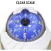 Sutekus Marine Illuminated Boat Compass - Surface Mount White | Dashboard Compass - Buy Online on GoSupps.com