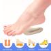 RHYOCIYE 3 Pairs Silicone Arch Support Pads Reusable Adhesive Insole Pads Suitable for Flat Feet and Plantar Fasciitis Arch Pain Relief (Clear+Beige+Black) - Buy Online on GoSupps.com