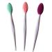 3 PCS Lip Scrub Brush, Double-Sided Silicone Exfoliating Lip Brush, Exfoliating Brush for Men Women Lip Brush Mini Exfoliating Lip Brush lip lightening for dark lips