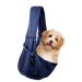 Puppy Carrier Puppy Sling Dog Sling Dog Carry Bag Cat Sling with Pocket Dog Sling Carrier Dog Carrier Sling Puppy Carrier Sling for Small Dogs and Cats Outdoor Walking Travel Shopping Blue