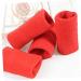 Buy Sosoport 120 Pcs Finger Sleeves - Nylon Finger Guards for Basketball - Black & Red - Perfect Finger Pads 4.5x2.5CM - Buy Online on GoSupps.com