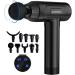 Massage Gun Deep Tissue, Percussion Muscle Massager Gun, 30 Speeds Quiet Handheld Massager for Muscle Neck Back Shoulder , LCD Touch Screen with 10 Heads (Black)