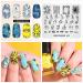 5-Piece Nail Art Stamping Plates Set - Ballet Magic Comic Patterns for DIY Manicure | Nail Design Transfer Tools - Buy Online on GoSupps.com