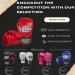 Premium Adult Boxing Gloves 2 Pair Set for Home Gym Training and Competition - Red & Black 6 oz - Ideal for MMA, Kickboxing, UFC Professionals - Buy Online on GoSupps.com
