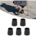 FILFEEL 5pcs Cane Tip Thicken Crutch Tips Rubber Material Skid Resistant Cane Tip Wearproof Crutches Accessories for All Standard Canes and Folding Canes Black/Grey Optional(black) - Buy Online on GoSupps.com