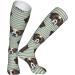 St Bernard Dog Compression Socks - Sage Stripes for Men & Women | 15-20 mmHg Circulation Support for Running & Cycling - Buy Online on GoSupps.com