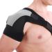 HURRISE Shoulder Brace Copper Infused Immobilizer Support for Torn Rotator Cuff AC Joint Pain Relief Dislocation Arm Stability Injuries Tears Adjustable Fit for Men Women