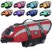 Emust dog swimming vest reflective rescue vest for small dogs with a rescue handle small dog vests lifesaver for swimming boating water red s s red