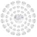 200 Pack Smart Glue Cups Lash Glue Holder Fan Cup for Eyelashes Extension Quick Blossom Cup Lash Organizer Supplies Tools