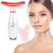Anti Wrinkles Face Massager Kit for Face Neck  Face Sculpting Tool  Vibration Facial Massage Device with Heat &3 Massage Modes for Lift and Skin Care GuaSha Tool for face White 3-mode Smooth Head