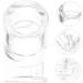 Minkissy 4-Piece Ant Feeding Station Set - Clear Ant Farm for Colony Observation - 2.5x2.1CM Ant Habitat - Buy Online on GoSupps.com