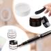 10 Pack Amber Glass Cans - 10ml Refillable Cosmetic Containers for Creams Lotions & Essential Oils - Buy Online on GoSupps.com