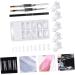 FOMIYES 3 Sets Nail Extension Manicure Nail Art Clear Nail Extension Form Nail Extension Builder Nails Extension Tool Nail Kit Gel Nail Art Supplies Uv Plastic Nail Brush White - Buy Online on GoSupps.com
