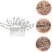 Beatifufu Hair Comb Bridesmaid Hair Accessories Hair Accessories for Women Womens Hair Clips Pearl Hair Barrettes Wedding Tiara Pearl Hair Pin Rhinestone Hair Side Comb Rhinestones - Buy Online on GoSupps.com