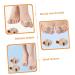 Marmerdo 4pcs Toe Separator Set - Adjustable Gel Straightener for Hammer Toe, Bunion Pad, and Toe Cushion - Double-Hole Toe Cover - Assorted Colors - 6X3.2CM - Buy Online on GoSupps.com