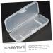 Frcolor 50-Piece Portable Razor Storage Box - Clear Plastic Container for Razors | Travel-Friendly Razor Holder - Buy Online on GoSupps.com