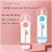 Ikaif LED Light Pet Nail Clippers - Safe & Precise Trimming for Dogs Cats Rabbits & Guinea Pigs - Pink - Buy Online on GoSupps.com