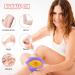 2pcs Silicone Wax Warmer Bowl Set with Spatulas - Purple+Pink | Reusable & Replacement Liner for 16oz Waxing Kit - Buy Online on GoSupps.com