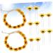 Angoily 4 Sets Hair Barrettes Hair Clip Tiara Sunflower Headband Headress Headgear Seaside Wreath Beach 1 count (Pack of 1) Yellowx2pcs - Buy Online on GoSupps.com