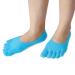 1 paire adoucie hydratante peau fissur e de r cup ration confortable cinq orteils gel talon chaussettes bleu