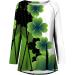 Womens St. Patrick's Day Printed Crewneck Sweatshirt - Casual Loose Long Sleeve Pullover Top - Buy Online on GoSupps.com