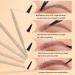 2 In 1 Magic 4-Tip Eyebrow Pencil Eyebrow Magic Pen Eyebrow 4 Tip Brow Pencil 3D Waterproof And Sweat-proof Microblading Eyebrow Pencil Contouring Pen For Natural Makeup Last All Day(Black) - Buy Online on GoSupps.com