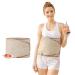 Electric Belt-with Hot Compress and Vibration Function-360° Full Circle Heating-Help Relieve Back and Waist Pain-50×11 Inches PU Material,Plug Use,2.86Lb (Grey, 110V US Plug) Gray