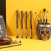 Docolor Gothic Eyeshadow Brush Set - 10 Skull Printing Makeup Brushes for Eyeliner Eyebrow & Eyeshadow Blending - Buy Online on GoSupps.com