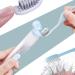 Buy Foldable Travel Toothbrush Portable Soft Bristle with Toothpaste Dispenser & Replacement Head - Ideal for Camping School & Business Trips (Blue) - Buy Online on GoSupps.com