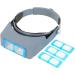 Portable Headworn Loupe Hands Free Headband Magnifier 1.5X 2X 2.5X 3.5X Lightweight for Reading Jewelers Watch Repair Supplies - Buy Online on GoSupps.com