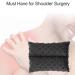 HapiPoppy Arm Sling Shoulder Cushion - Comfortable Support for Arm, Elbow, and Wrist Injuries - Minky Dot Black - For Women, Men, and Kids - Buy Online on GoSupps.com